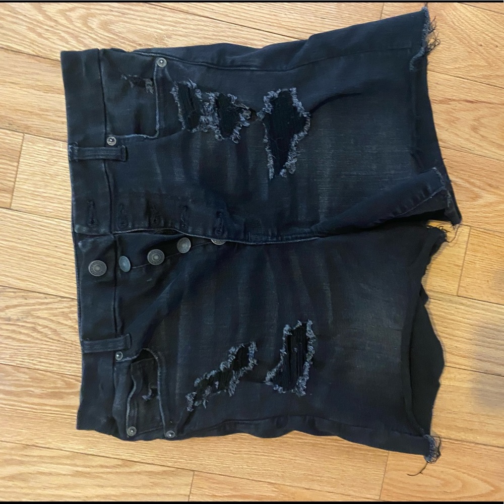 American eagle curvy denim shorts